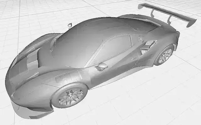 Ferrari 488  Free 3D print model