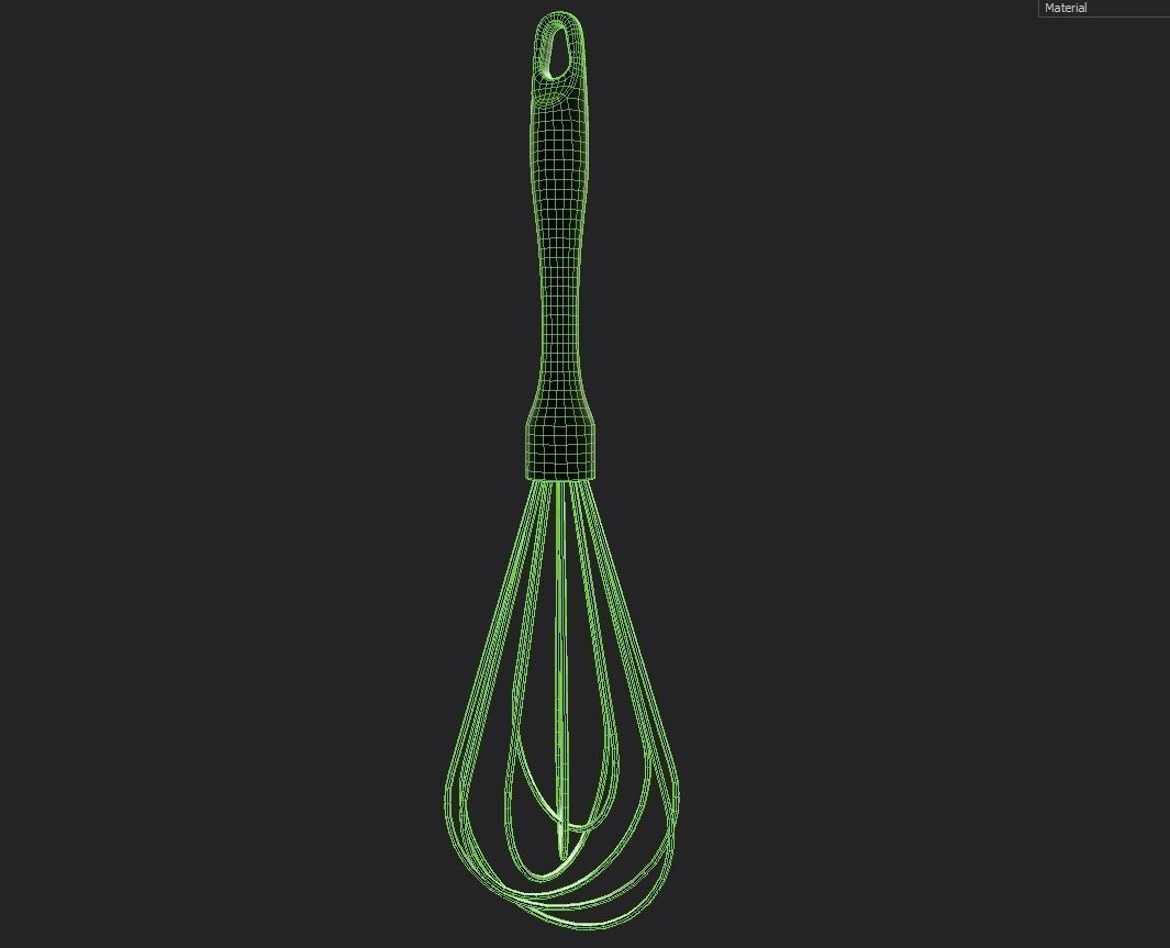 Whisk M01A Low-poly 3D model_1