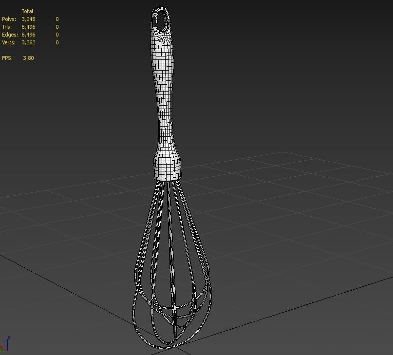 Whisk M01A Low-poly 3D model_6