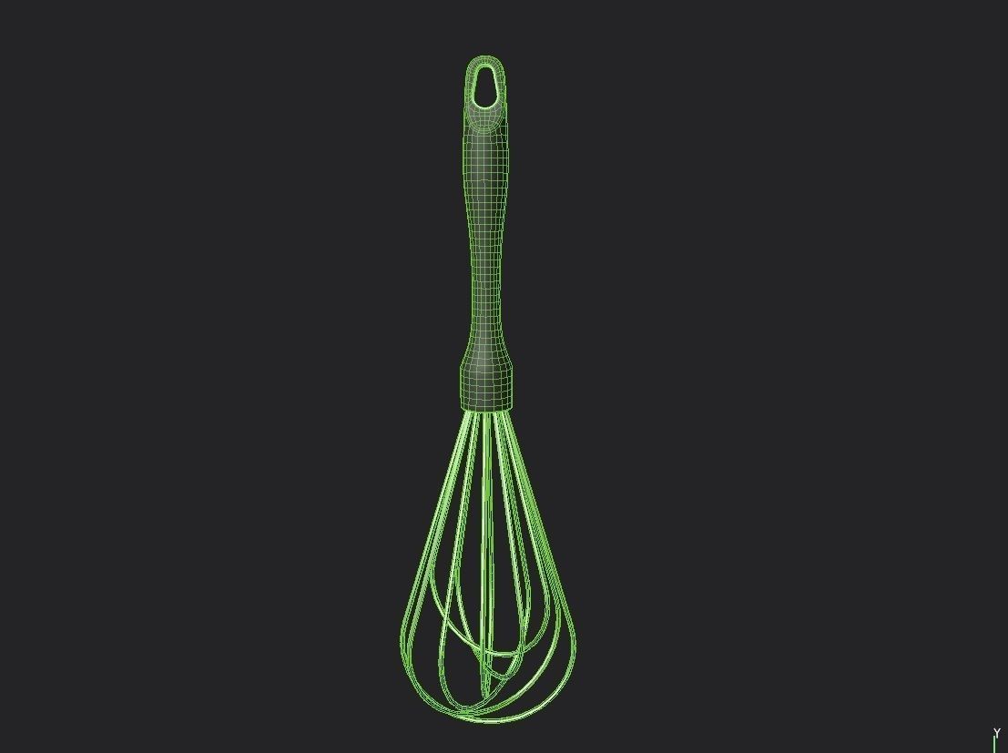 Whisk M01A Low-poly 3D model_5