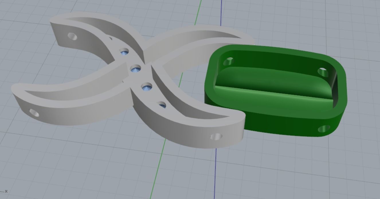 link bracelet 3D print model_8