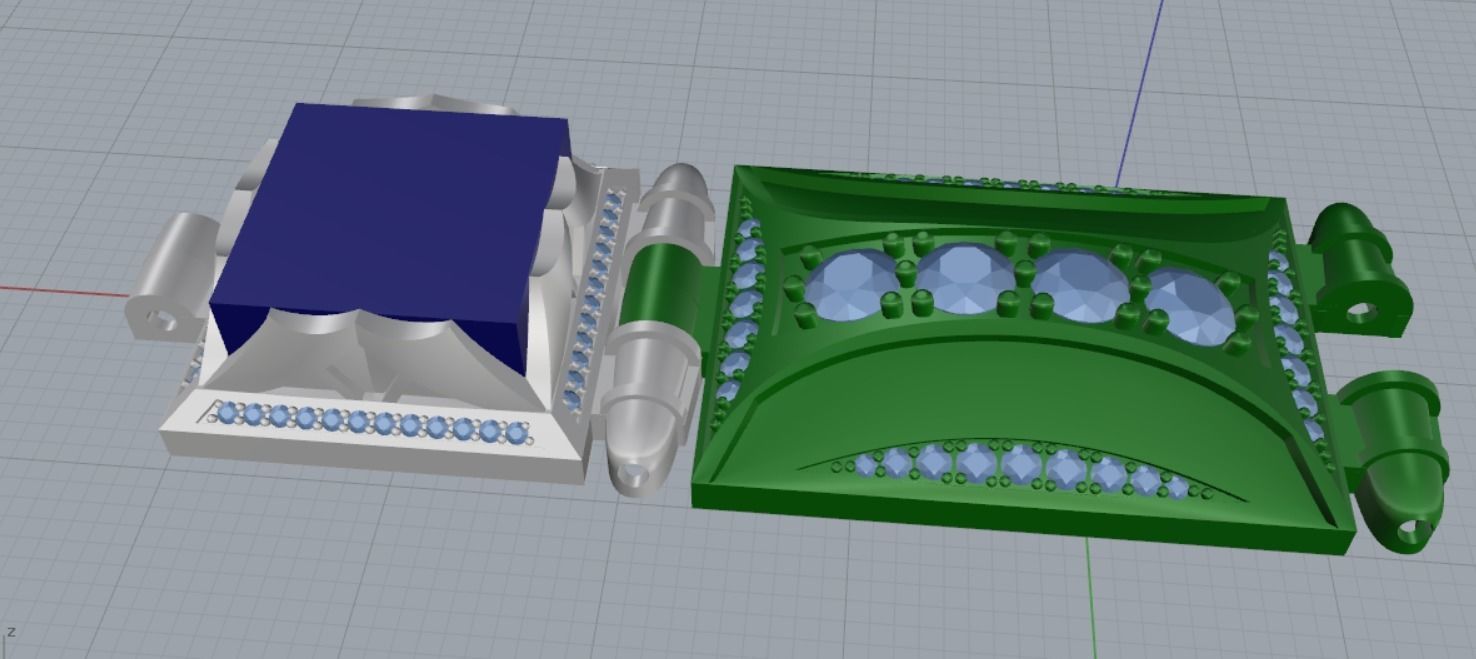 link bracelet 3D print model_15