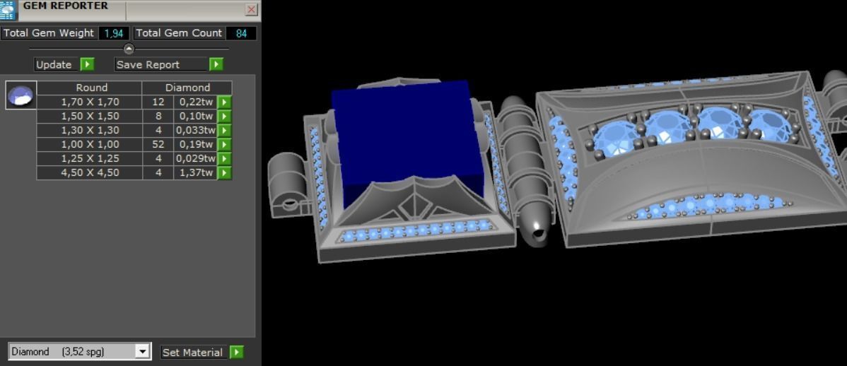 link bracelet 3D print model_8