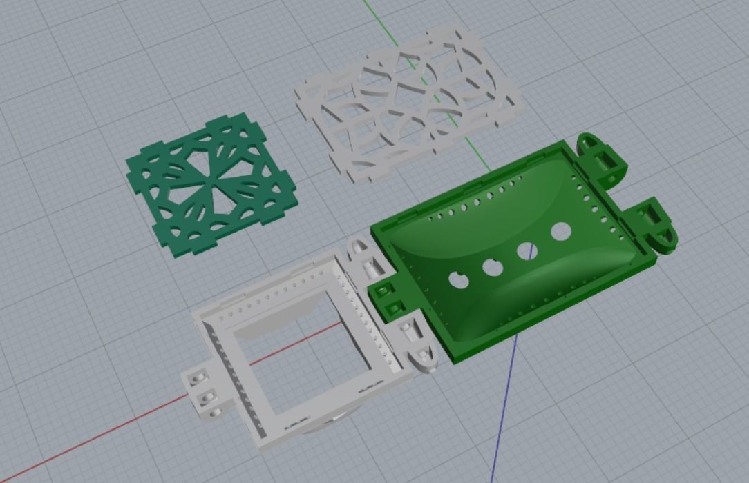 link bracelet 3D print model_14