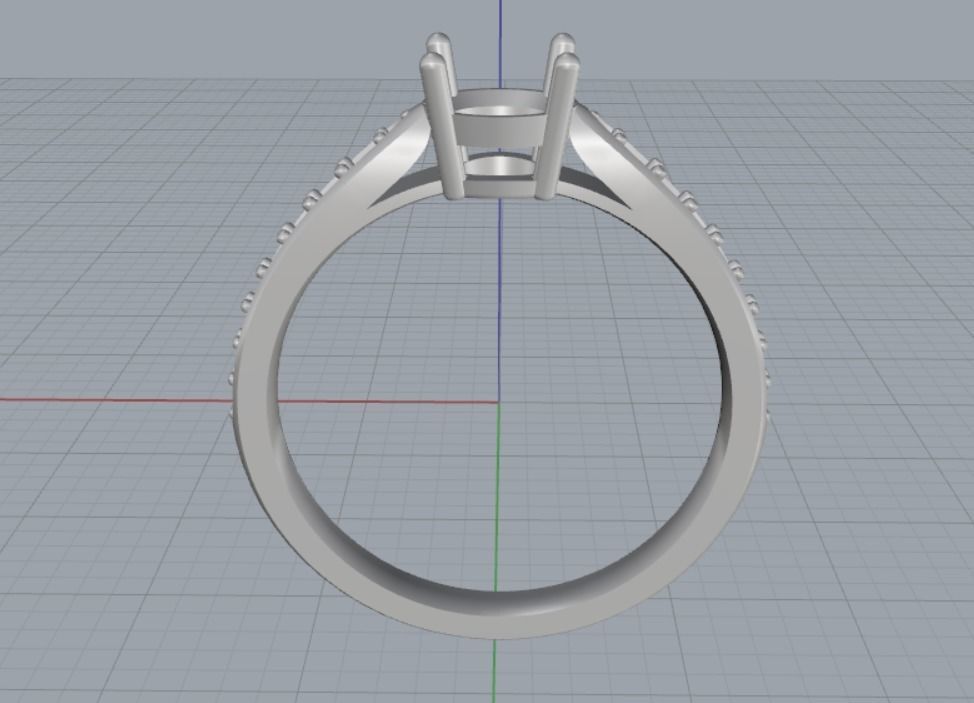 Engagement rings 3D print model_10