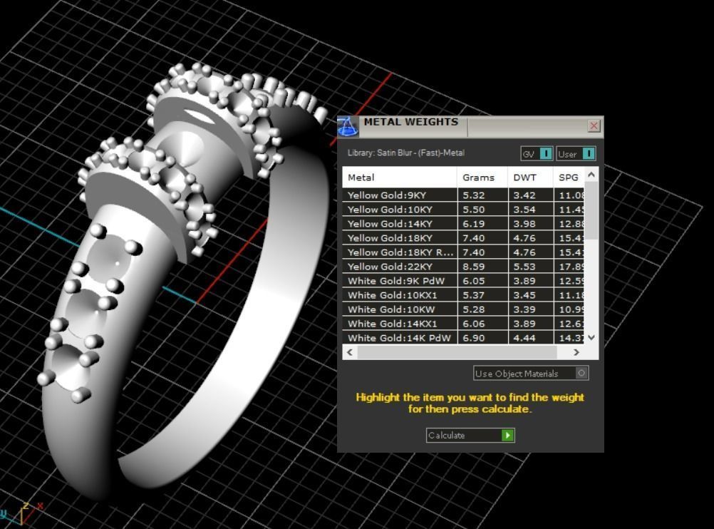 Engagement rings 3D print model_7