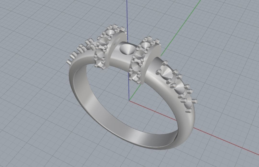 Engagement rings 3D print model_10