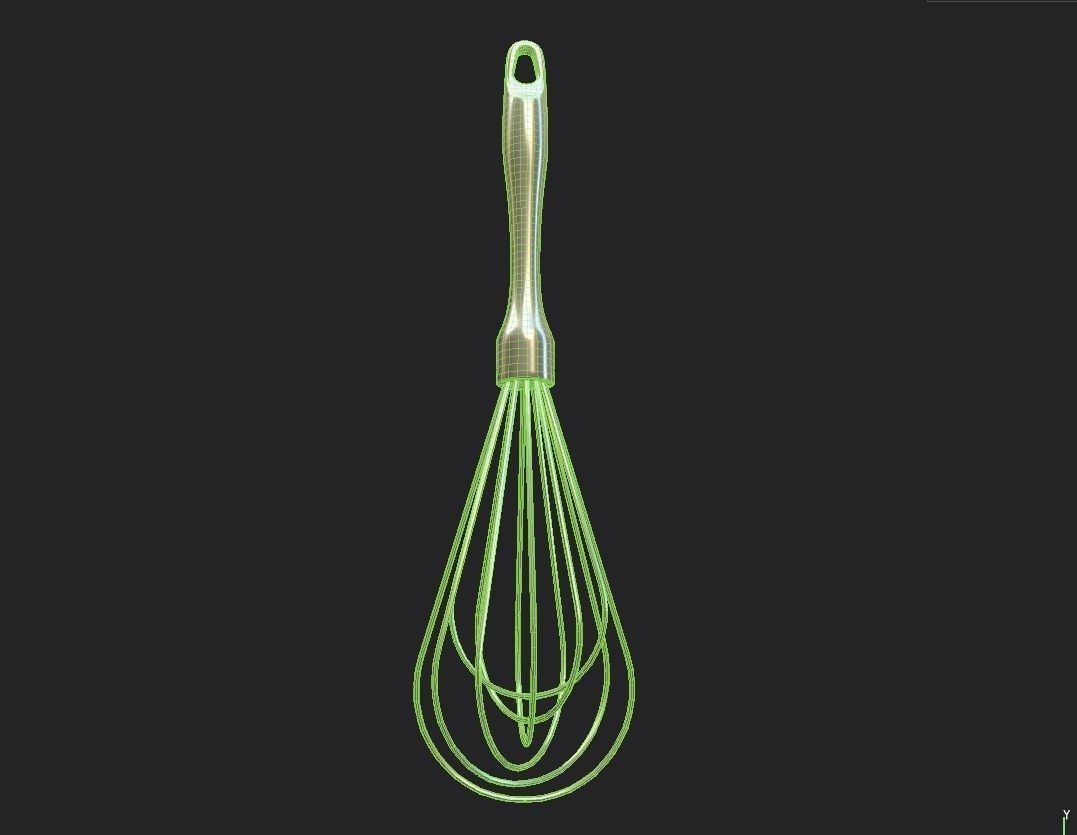 Whisk M01B Low-poly 3D model_1