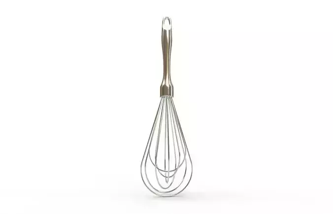 Whisk M01B Low-poly 3D model