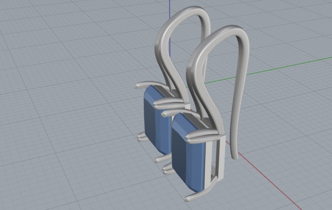 Earrings 3D print model_13