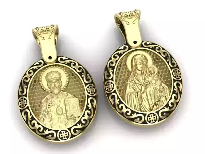 saint pendant