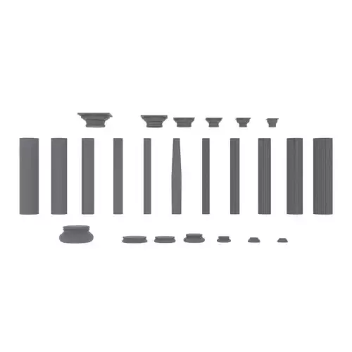 Column-Head-Base 3D model