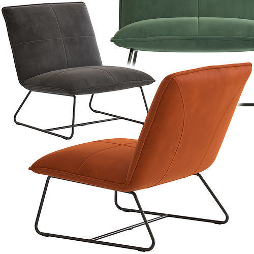 Chartwell Home Freyr Armchair 3D model 4
