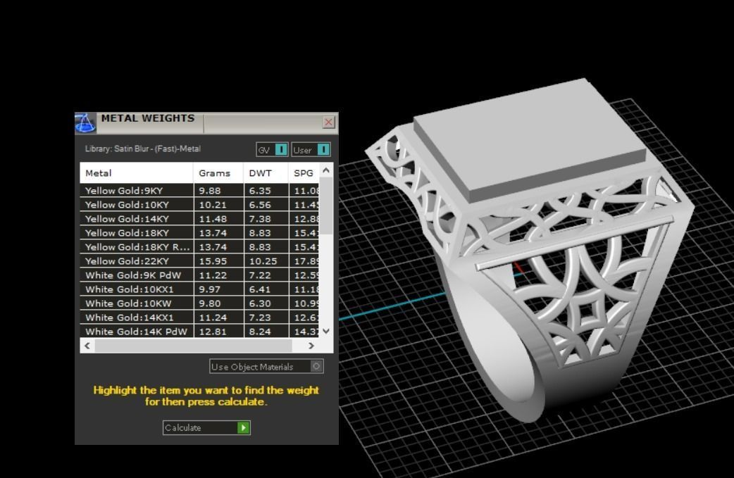 Rings 3D print model_15