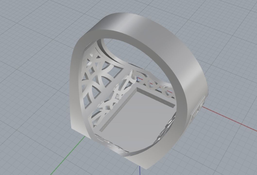 Rings 3D print model_10
