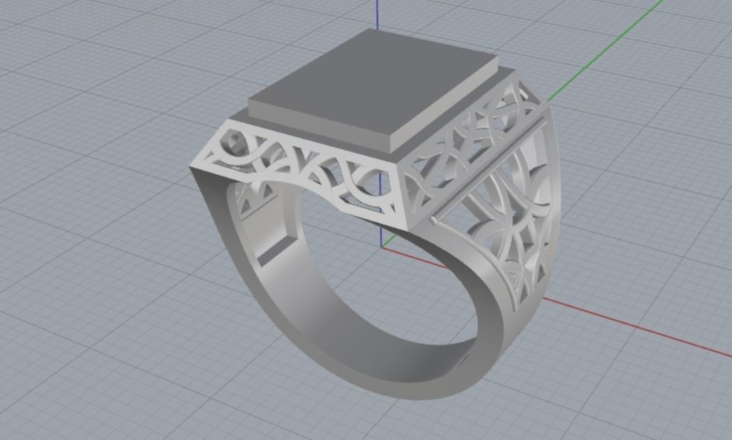 Rings 3D print model_8