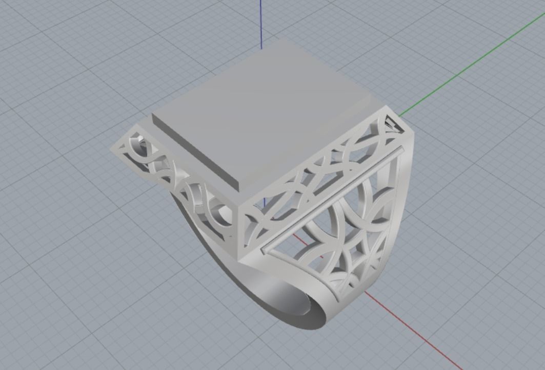 Rings 3D print model_13