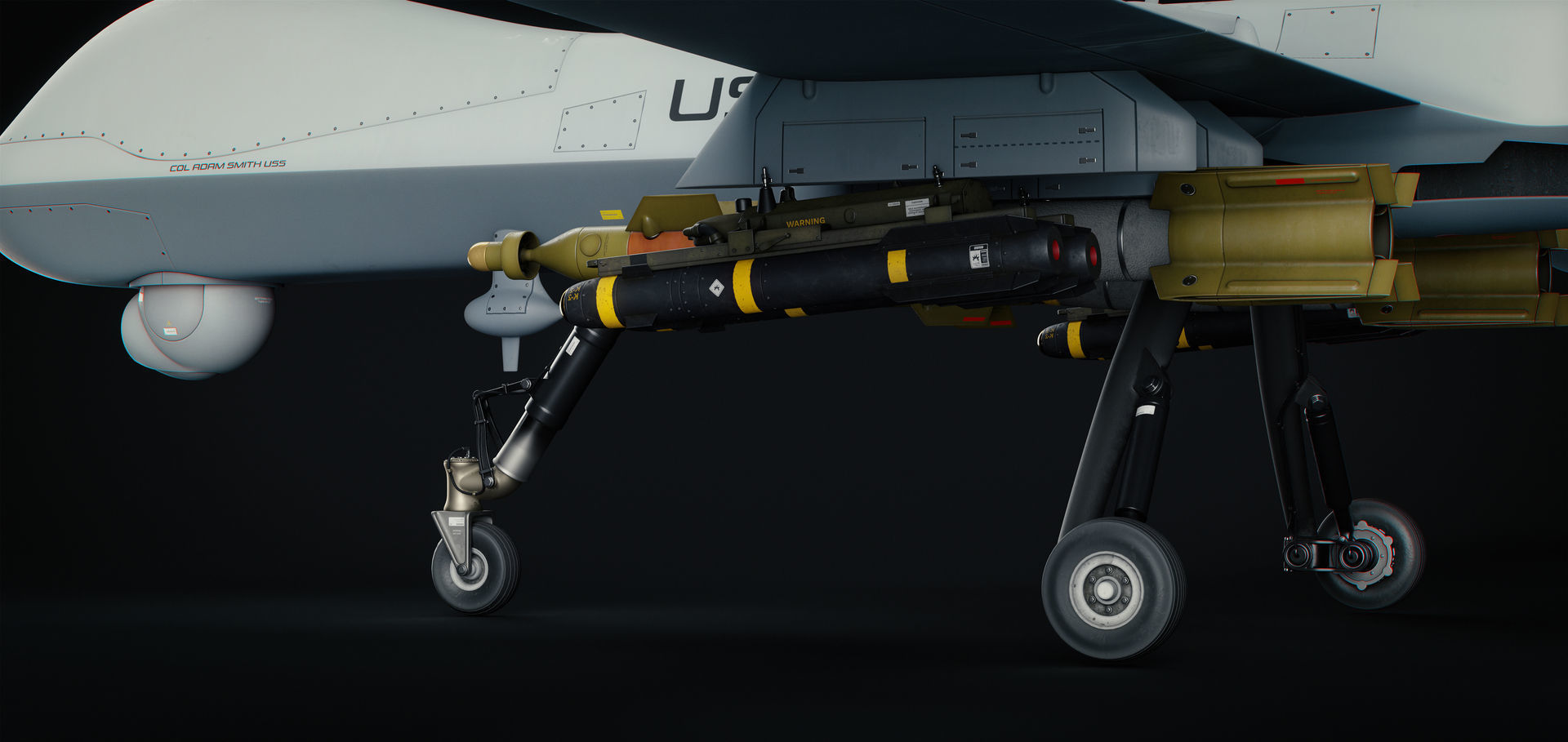 General Atomics MQ-9 Reaper 8K Drone 3D model_26