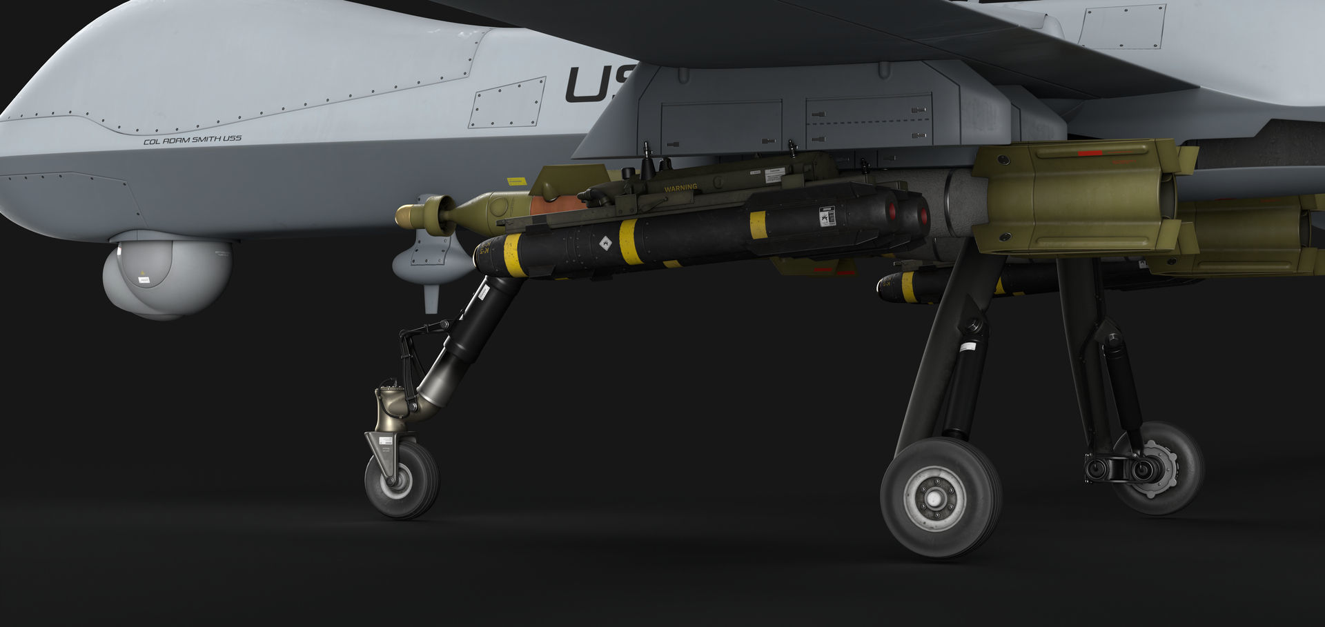 General Atomics MQ-9 Reaper 8K Drone 3D model_12