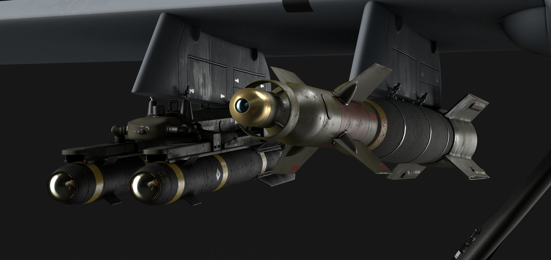 General Atomics MQ-9 Reaper 8K Drone 3D model_21