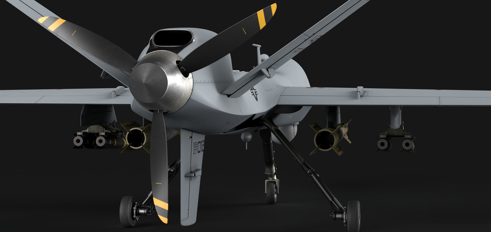 General Atomics MQ-9 Reaper 8K Drone 3D model_18