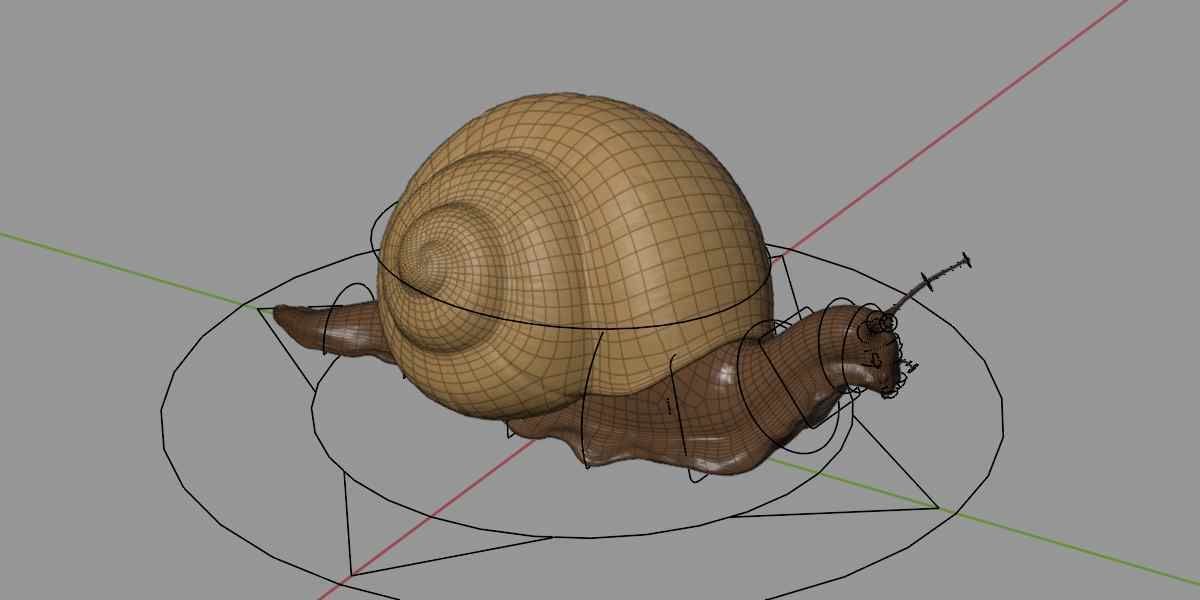 Snail 3D model_7