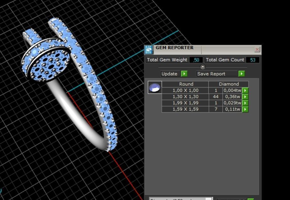 beautiful ring 3D print model_10