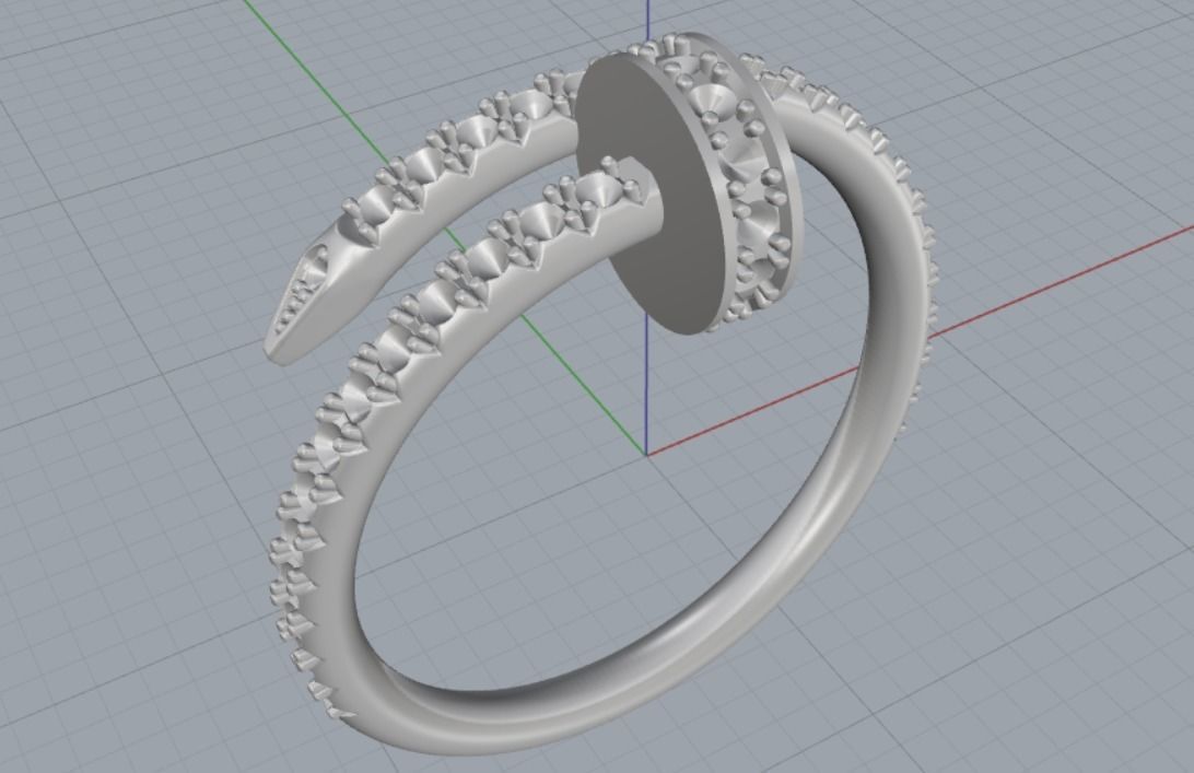 beautiful ring 3D print model_7