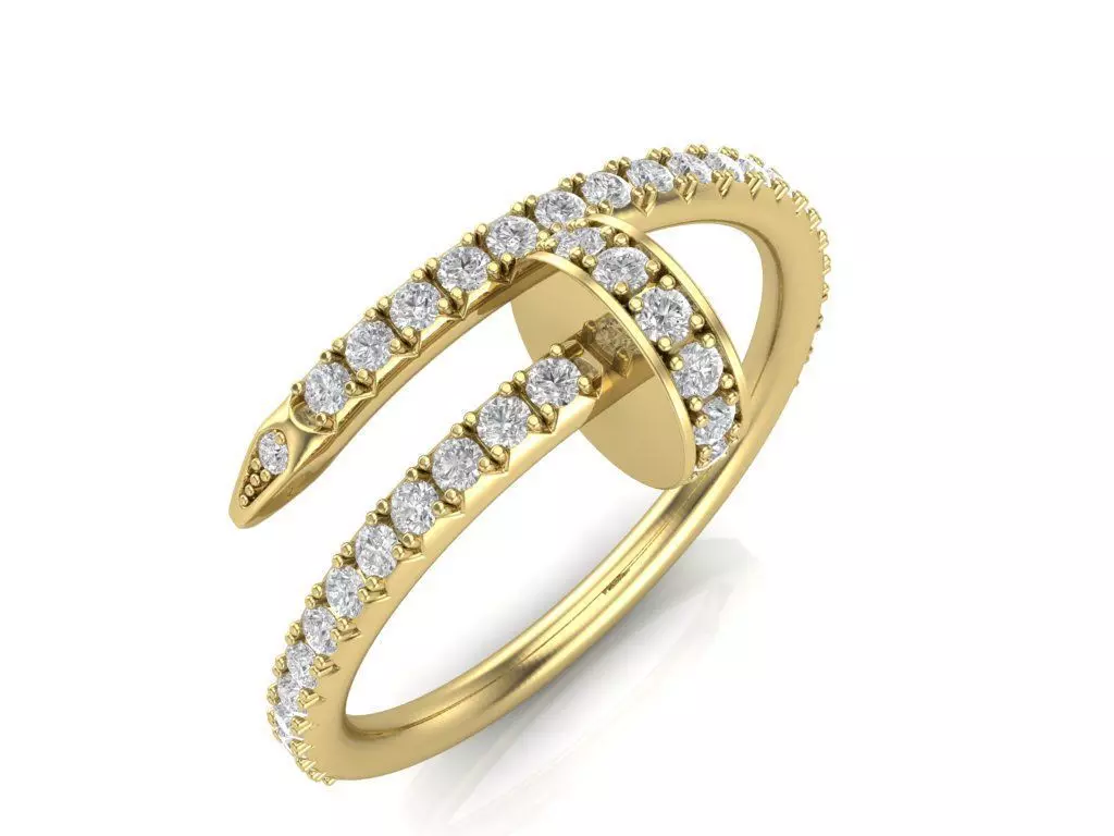 beautiful ring 3D print model_0