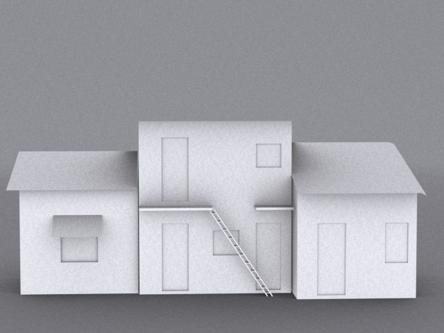 10 Slum Collection Low-poly 3D model_20