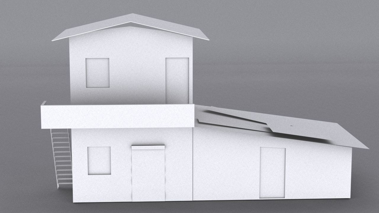 10 Slum Collection Low-poly 3D model_25