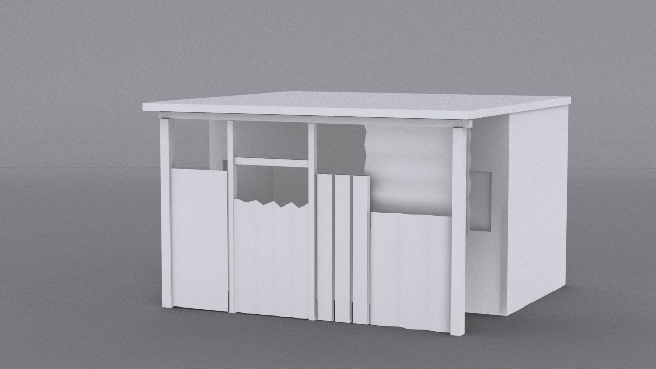 10 Slum Collection Low-poly 3D model_47