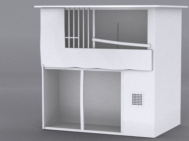 10 Slum Collection Low-poly 3D model_10