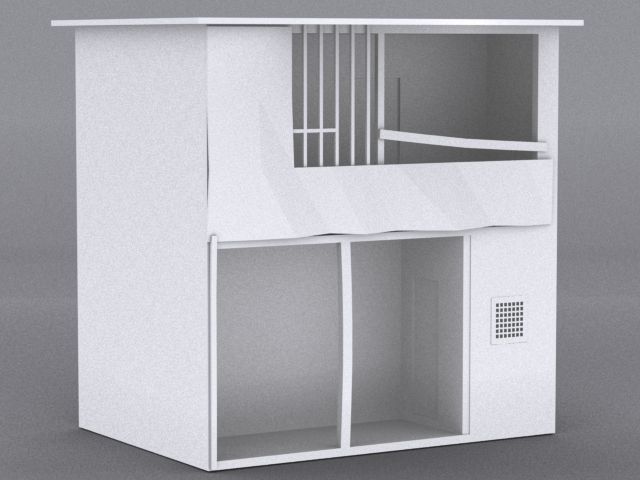 10 Slum Collection Low-poly 3D model_9