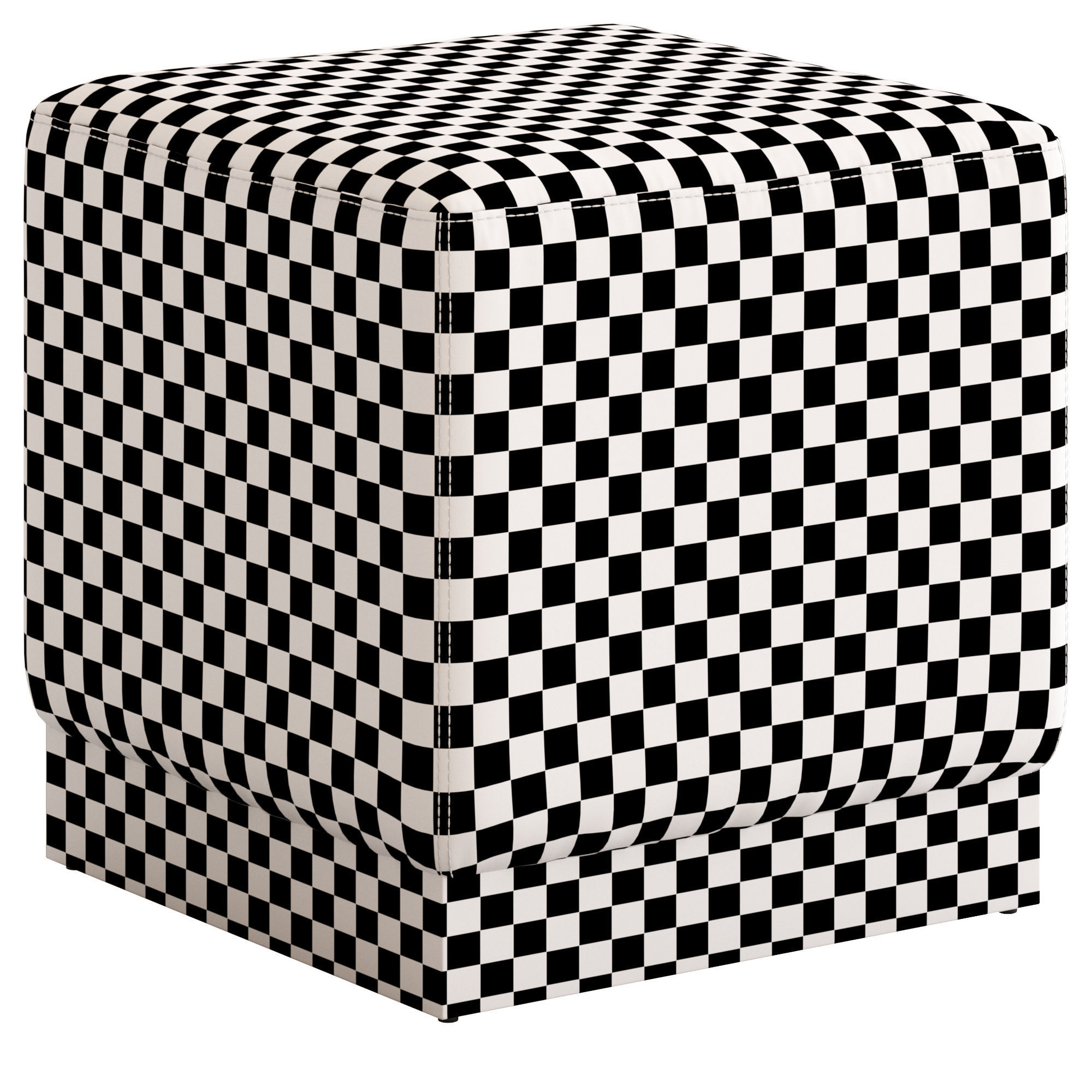 Coco Republic Baxter Ottoman 3D model_6