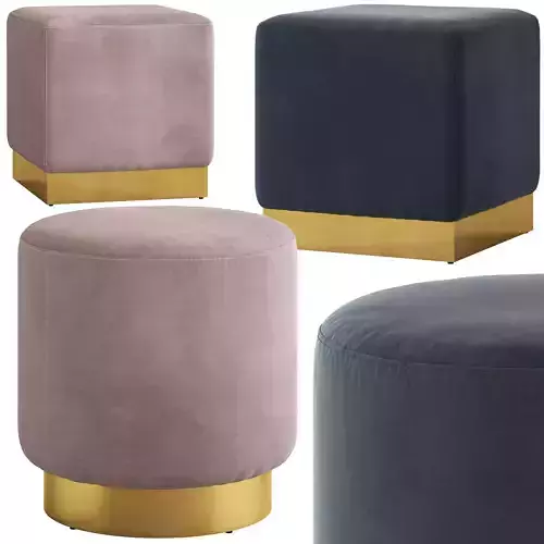 Coco Republic Baxter Ottoman