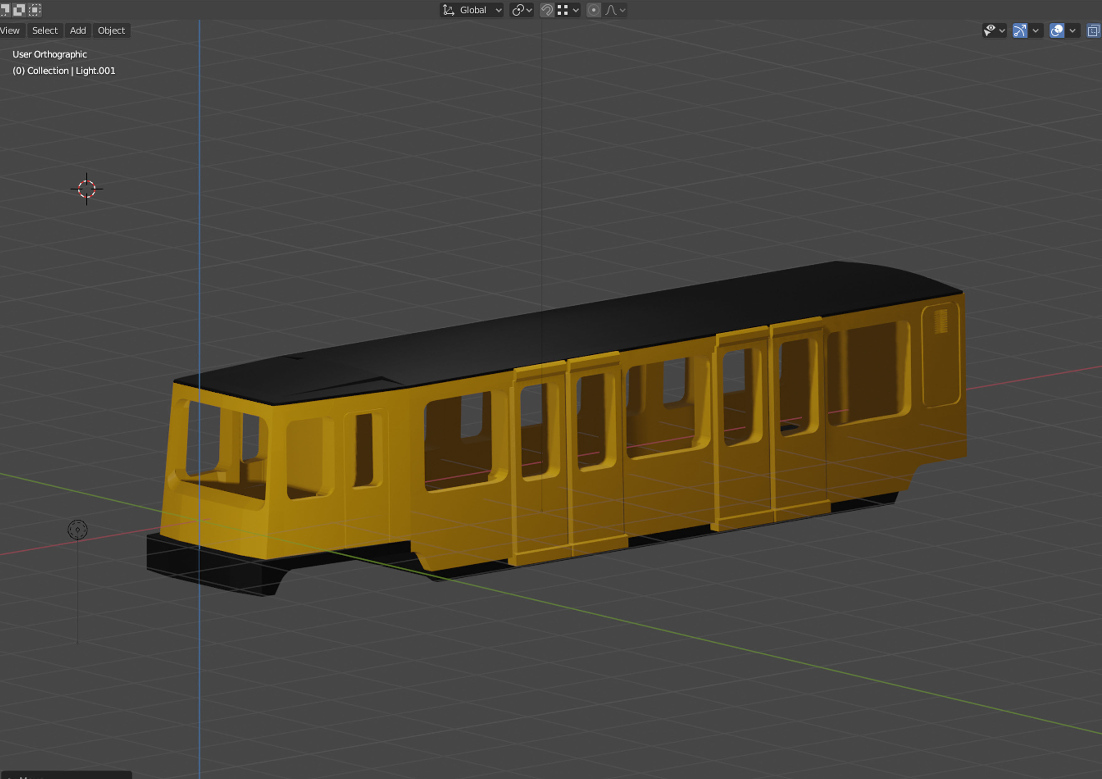 Millenniumi undergrund 3D print model_5