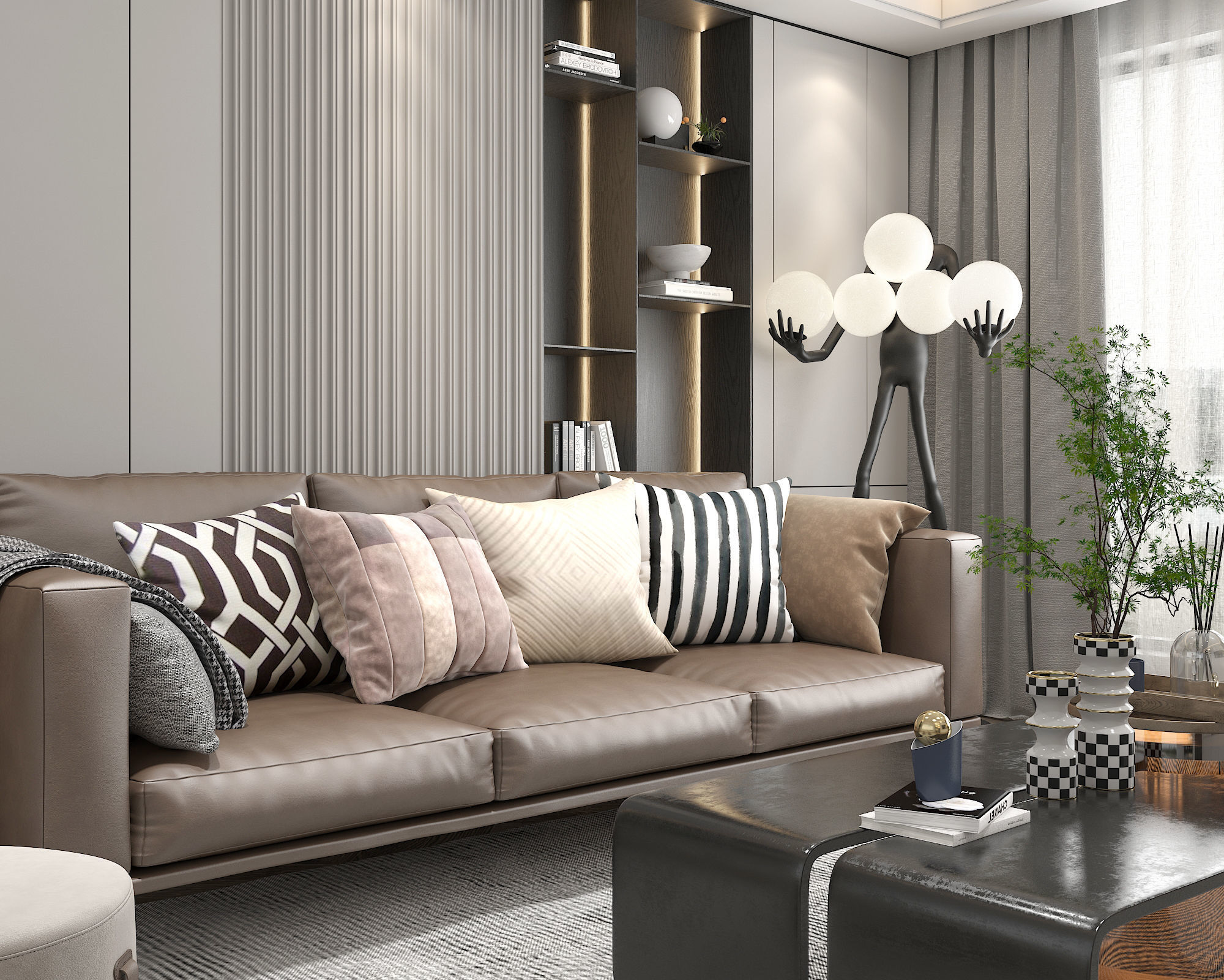 Living Room Scene 8 3D model_6