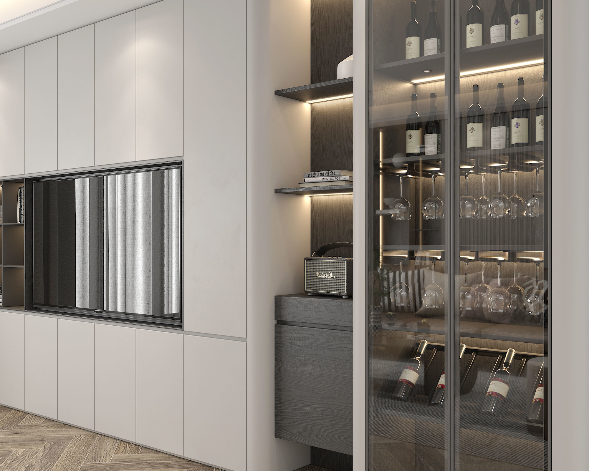 Living Room Scene 8 3D model_7