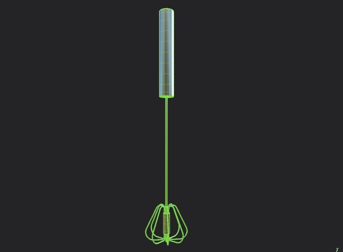 Whisk M02 Low-poly 3D model_1