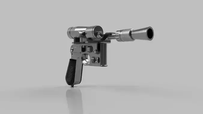 Star Wars The Empire Strikes Back - DL-44  Blaster  3D print model