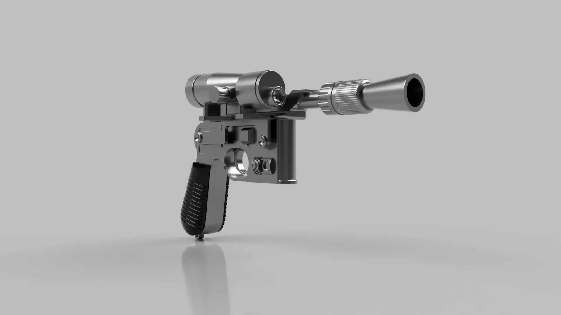 Star Wars The Empire Strikes Back - DL-44 Blaster 3D print model_0