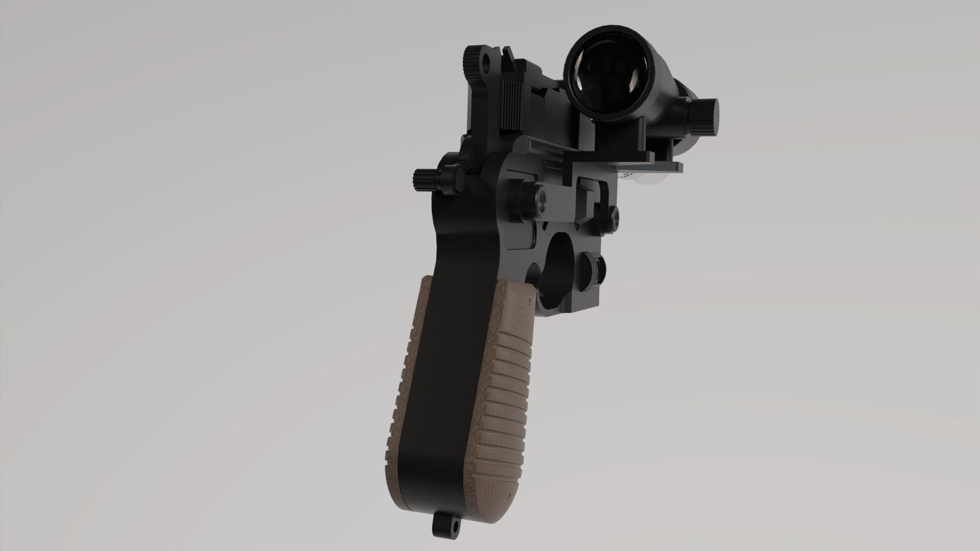 Star Wars The Empire Strikes Back - DL-44 Blaster 3D print model_17