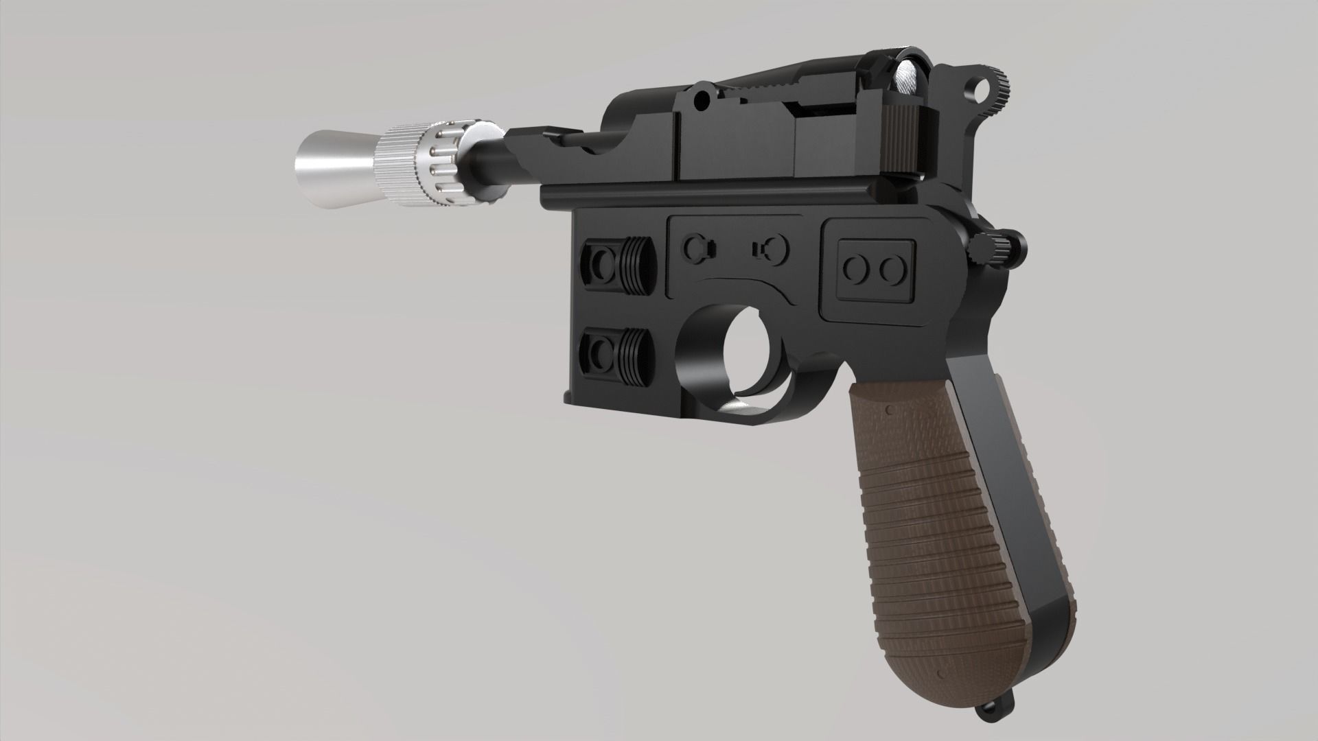 Star Wars The Empire Strikes Back - DL-44 Blaster 3D print model_18