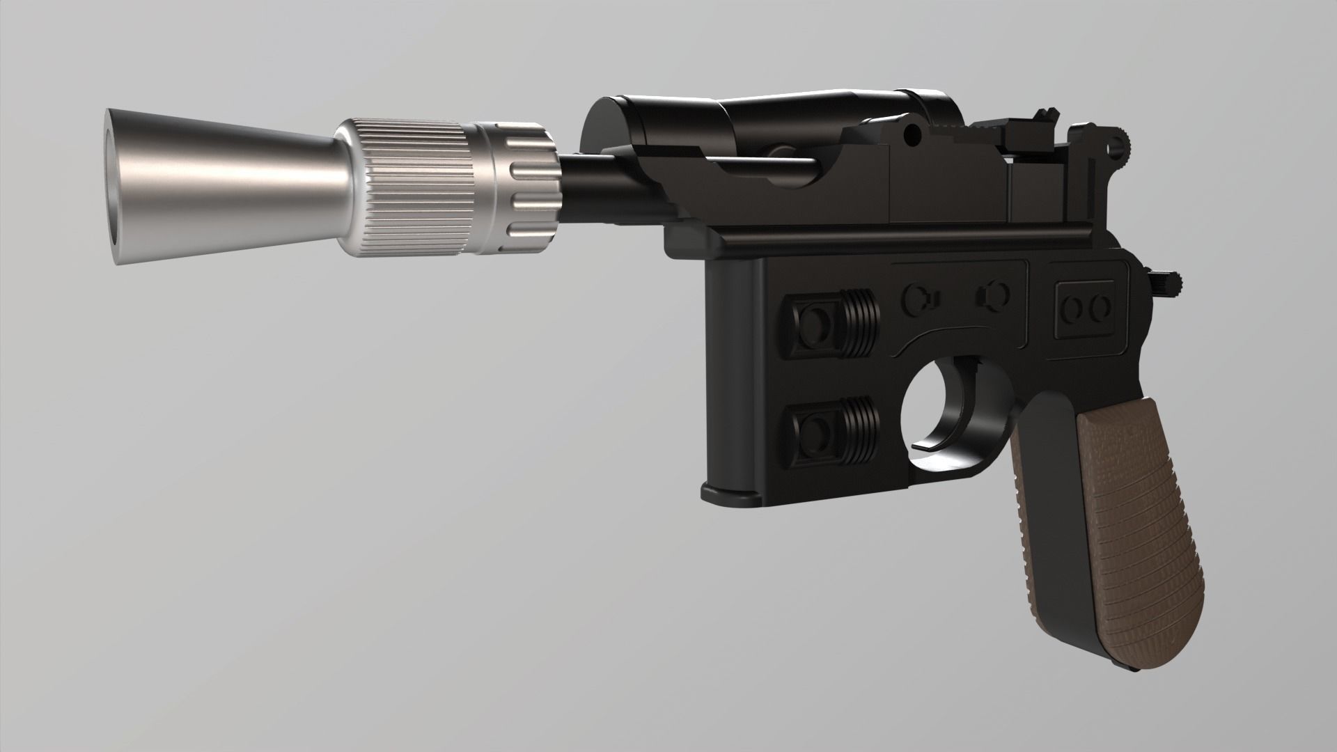 Star Wars The Empire Strikes Back - DL-44 Blaster 3D print model_19