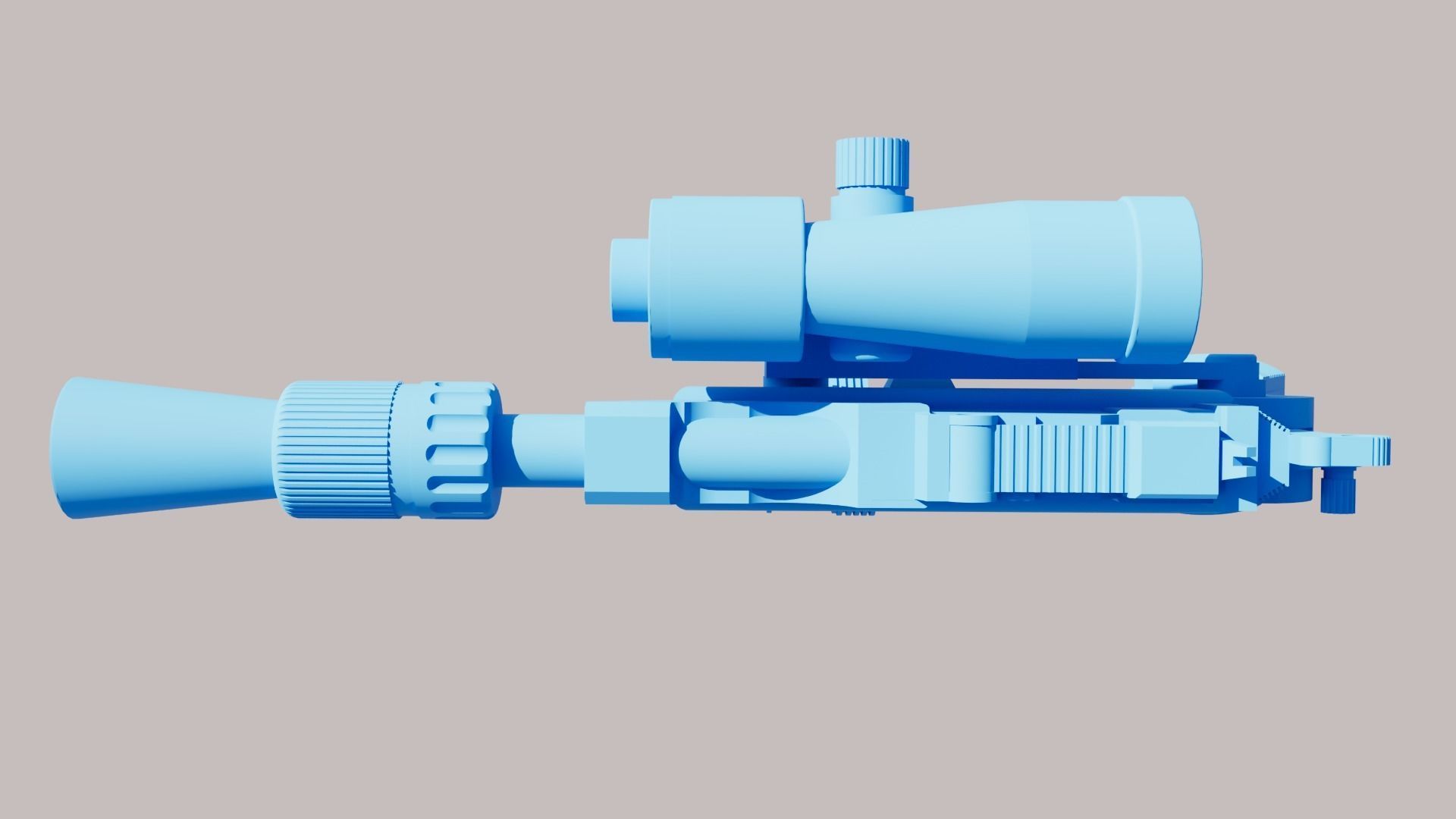 Star Wars The Empire Strikes Back - DL-44 Blaster 3D print model_10