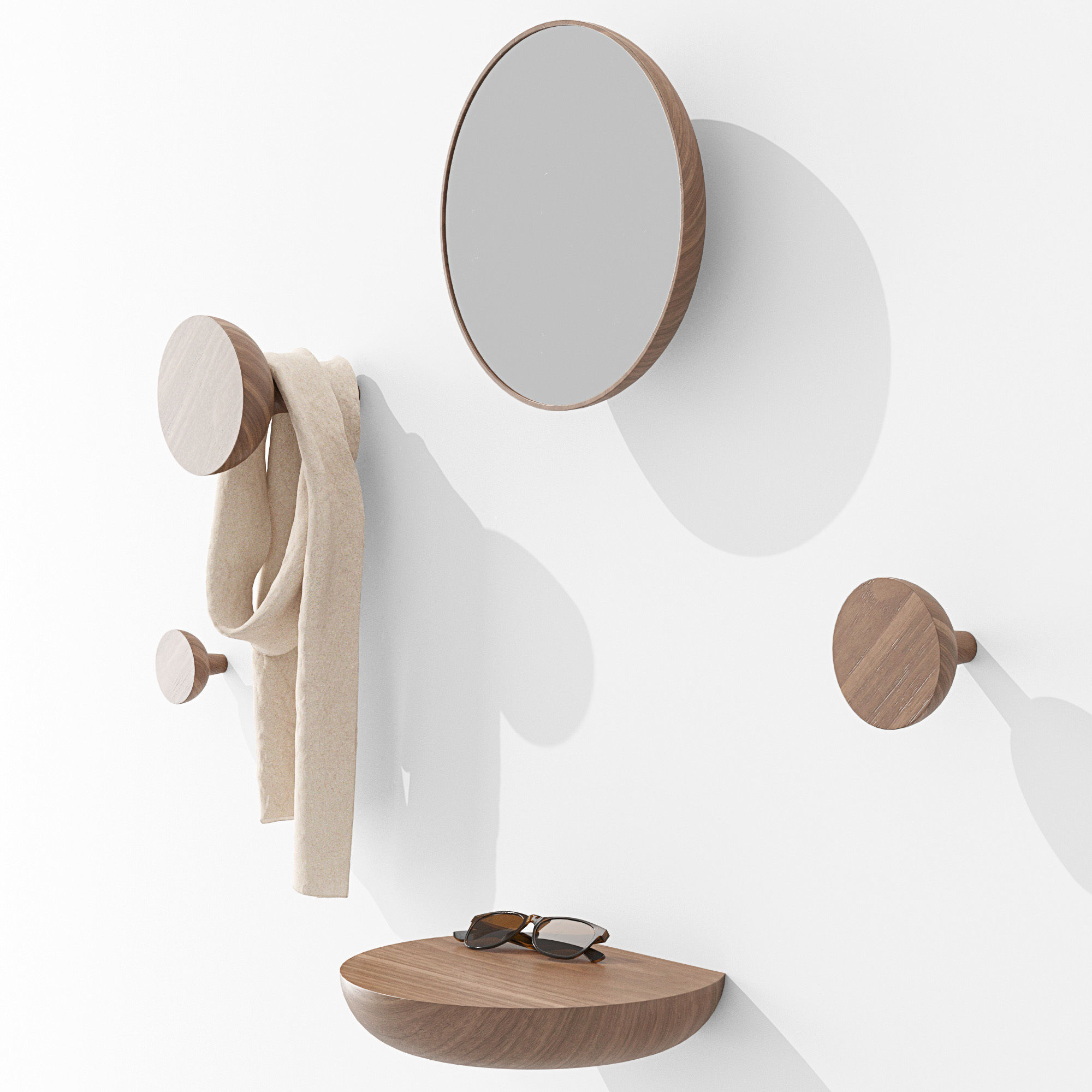 Hallway set Nomon WELCOME 3D model_5