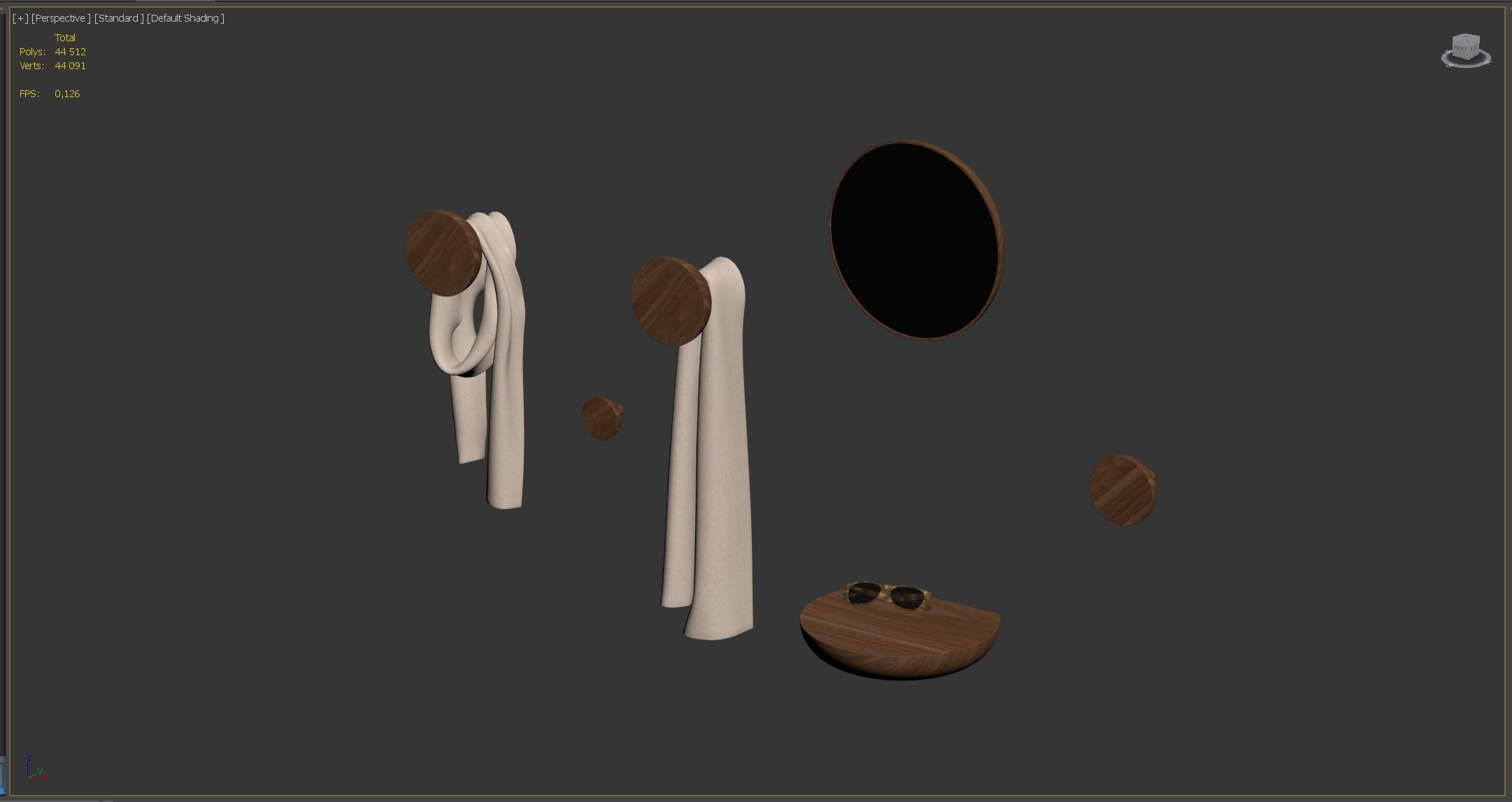 Hallway set Nomon WELCOME 3D model_8