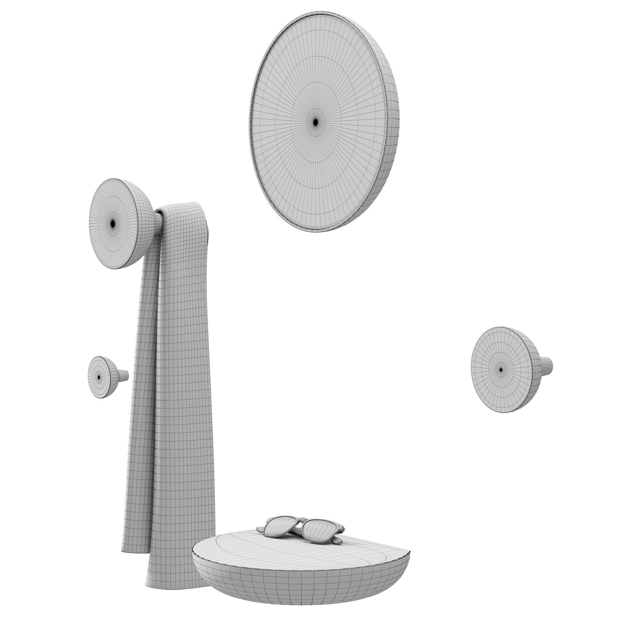 Hallway set Nomon WELCOME 3D model_6