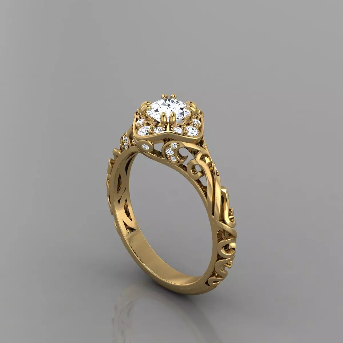 nice ring 3D model_0